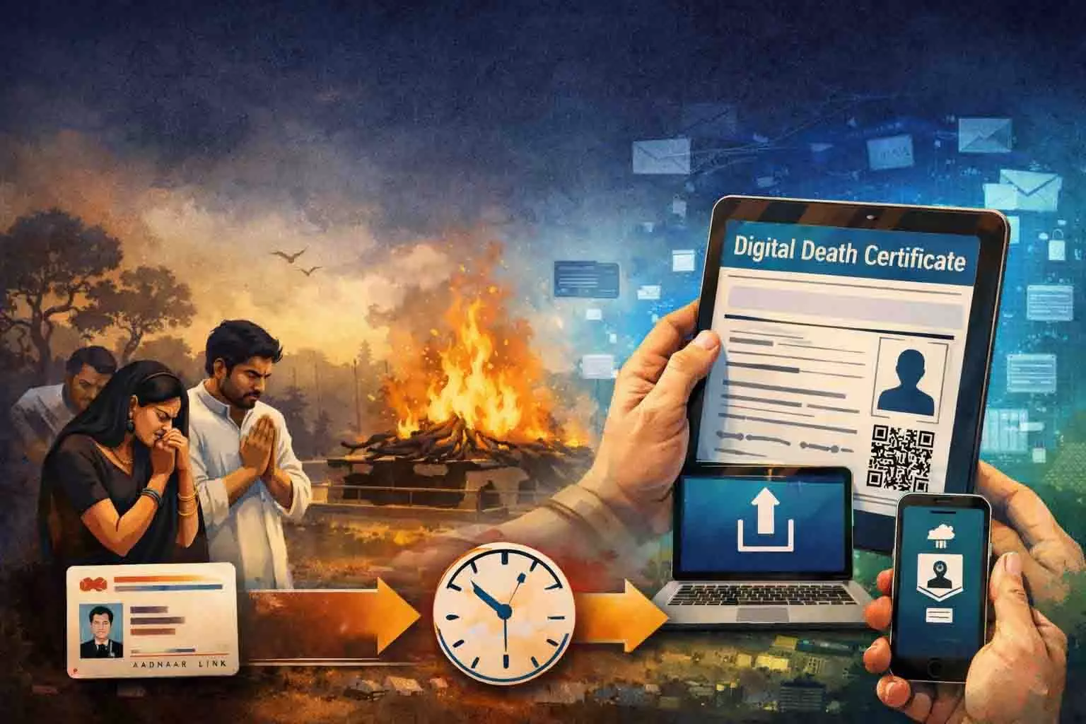 श्मशान घाट पर ही मिलेगा मृत्यु प्रमाण पत्र! श्मशान घाट पर ही मिलेगा मृत्यु प्रमाण पत्र!