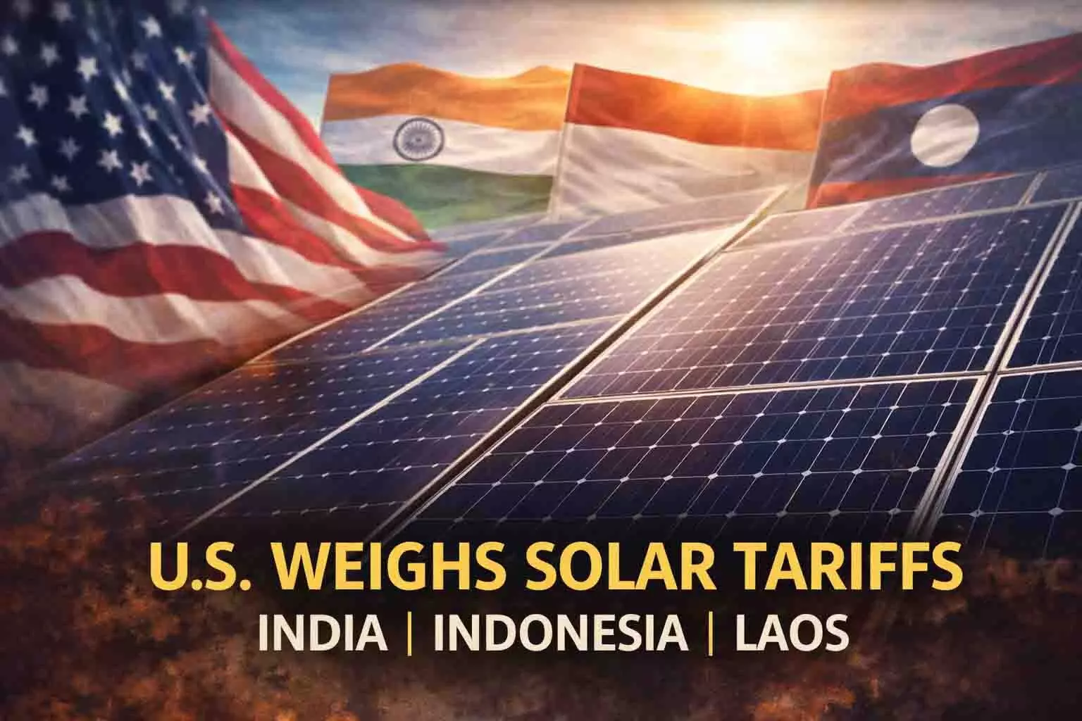 US Weighs New Tariffs on Solar Imports from India, Indonesia and Laos US Weighs New Tariffs on Solar Imports from India, Indonesia and Laos