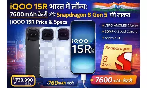 iQOO 15R भारत में लॉन्च: 7600mAh बैटरी और Snapdragon 8 Gen 5 की ताकत | iQOO 15R Price & Specs