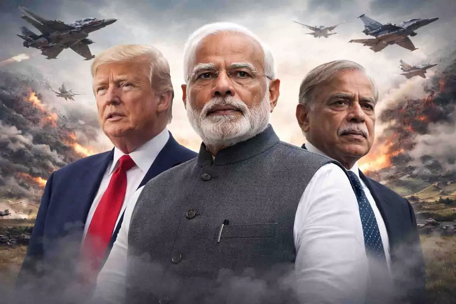 Donald Trump Claims Trade Threats Forced India, Pakistan Ceasefire in 2025 Standoff Donald Trump Claims Trade Threats Forced India, Pakistan Ceasefire in 2025 Standoff