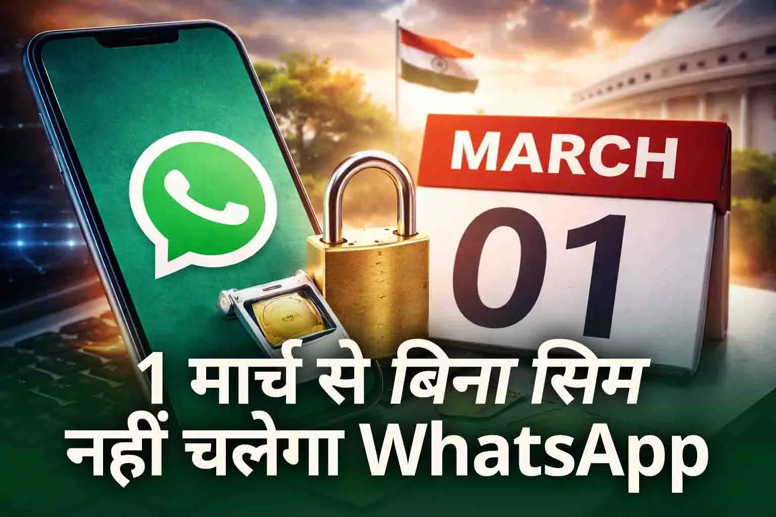 1 मार्च से बिना सिम नहीं चलेगा WhatsApp: सरकार ने डेडलाइन बढ़ाने से किया इनकार, हर 6 घंटे में PC में लॉगआउट होगा 1 मार्च से बिना सिम नहीं चलेगा WhatsApp: सरकार ने डेडलाइन बढ़ाने से किया इनकार, हर 6 घंटे में PC में लॉगआउट होगा