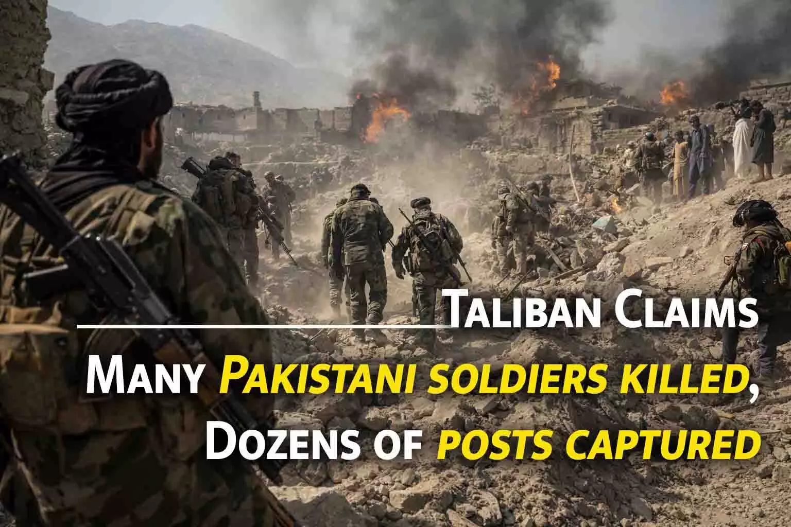 Open war between Pakistan and Afghanistan: Taliban claims – military base in Islamabad targeted, Pak says – 133 Afghan fighters killed Open war between Pakistan and Afghanistan: Taliban claims – military base in Islamabad targeted, Pak says – 133 Afghan fighters killed