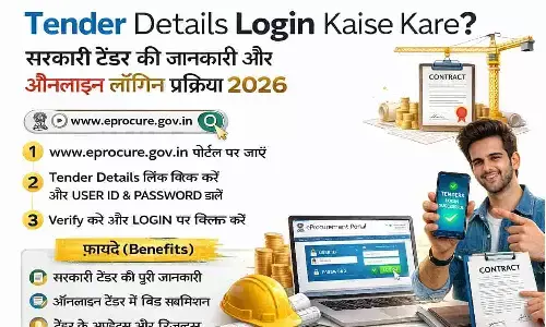 Tender Details Login Kaise Kare? सरकारी टेंडर की जानकारी और ऑनलाइन लॉगिन प्रक्रिया 2026