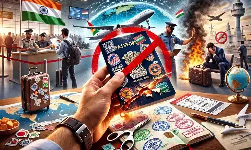 विदेश मंत्रालय का बड़ा अलर्ट! पासपोर्ट पर स्टिकर या लेबल चिपकाना अब पड़ेगा भारी।