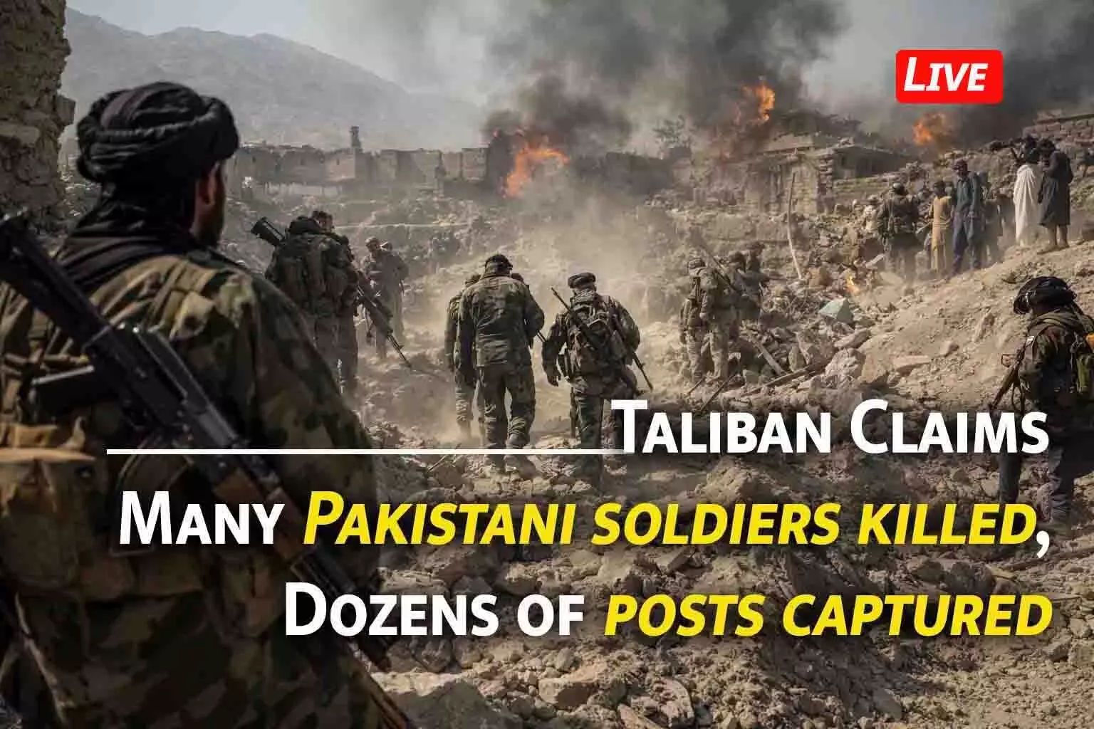 Pakistan–Afghanistan War LIVE: Islamabad Strike Claim, Operation Ghazab Lil Haq Airstrikes Continue Pakistan–Afghanistan War LIVE: Islamabad Strike Claim, Operation Ghazab Lil Haq Airstrikes Continue