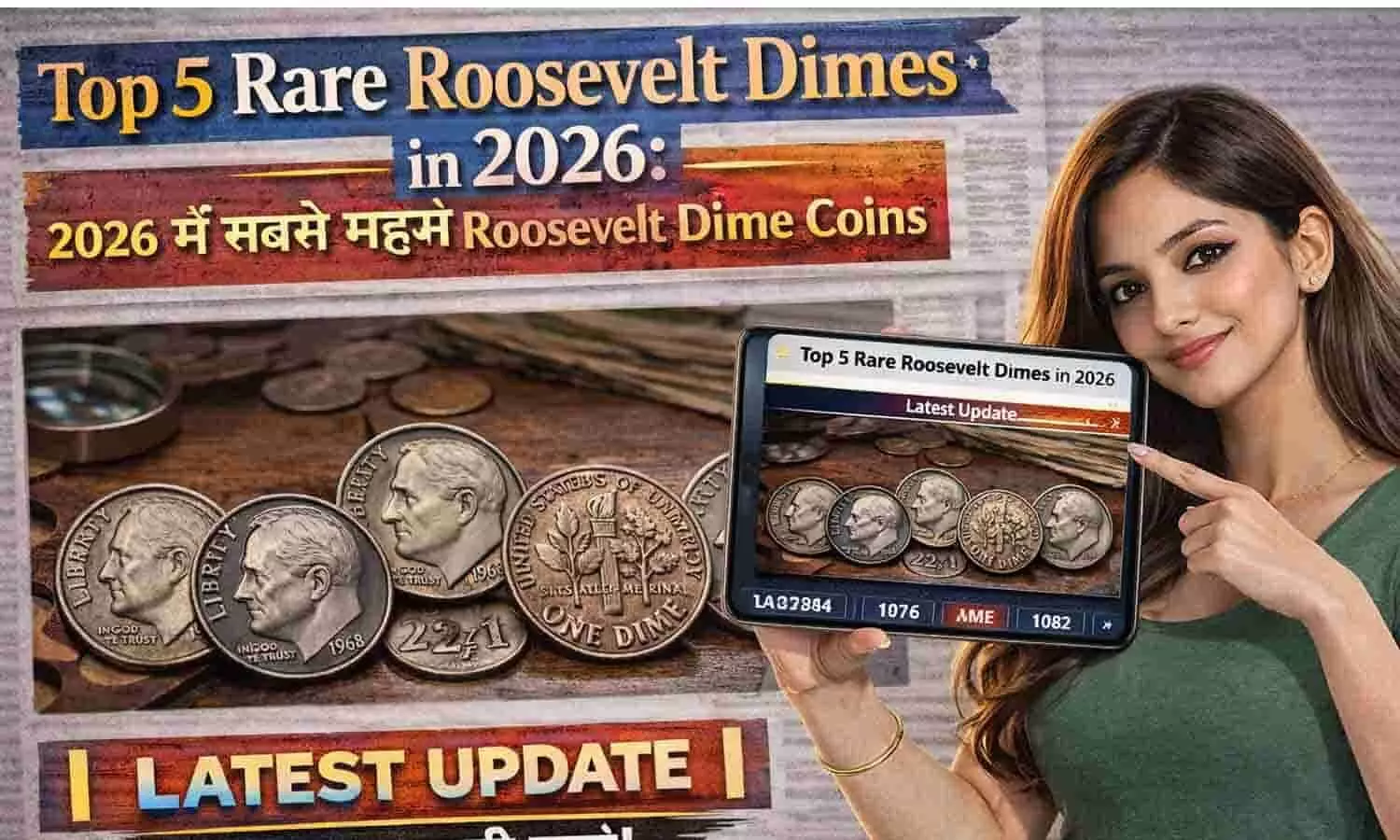Top 5 Rare Roosevelt Dimes in 2026: 2026 में सबसे महंगे Roosevelt Dime Coins Top 5 Rare Roosevelt Dimes in 2026: 2026 में सबसे महंगे Roosevelt Dime Coins