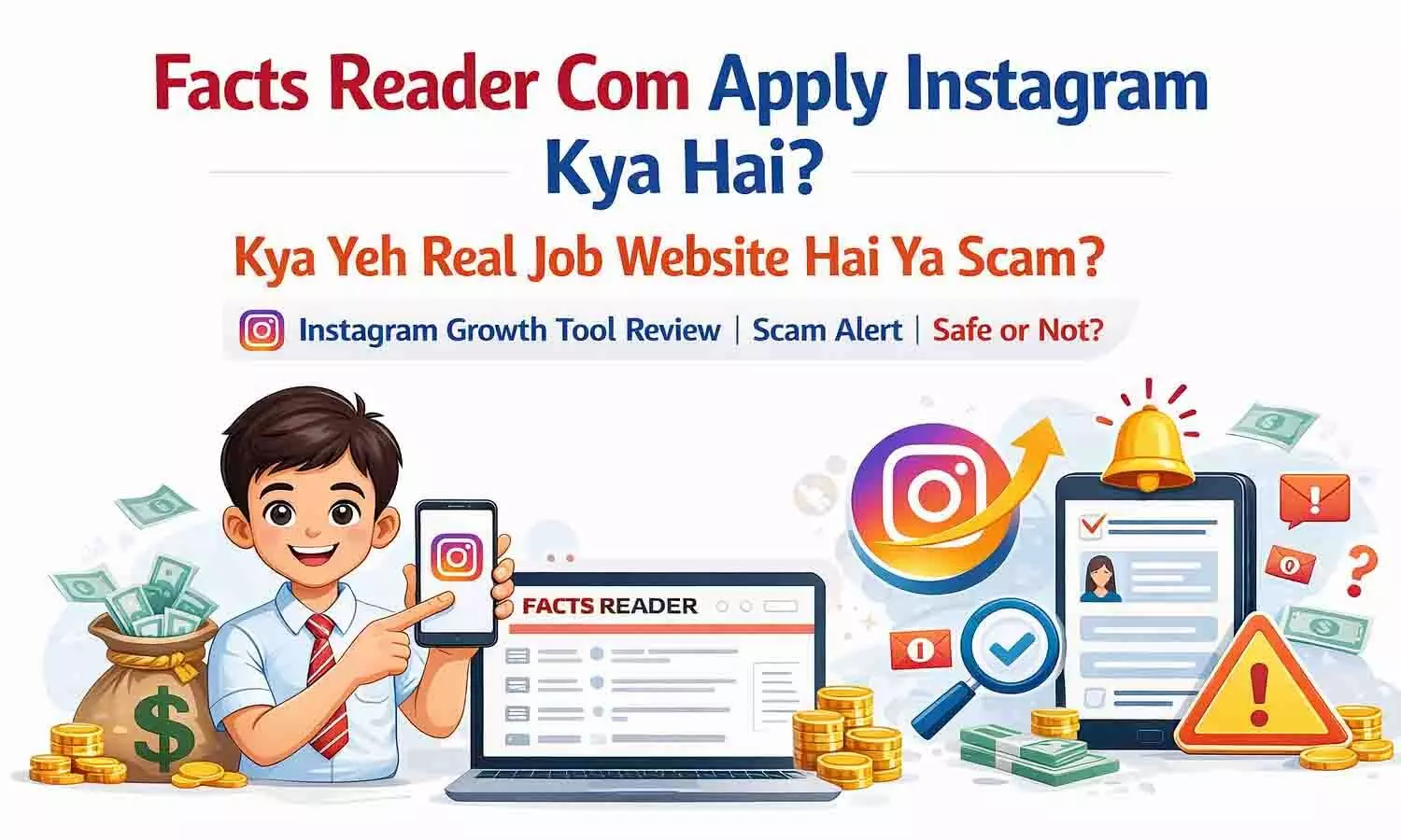 Facts Reader Com Apply Instagram Kya Hai? क्या यह असली जॉब वेबसाइट है या स्कैम...