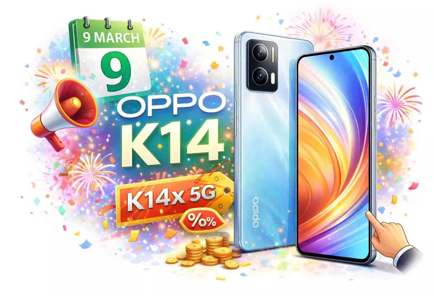 ओपो के14 के आने से पहले OPPO K14x 5G पर मिल रही ₹1,400 की भारी छूट। ओपो के14 के आने से पहले OPPO K14x 5G पर मिल रही ₹1,400 की भारी छूट।