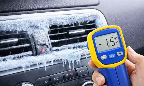 45°C की भीषण गर्मी में भी आपकी कार के AC कॉइल पर जम रही है बर्फ
