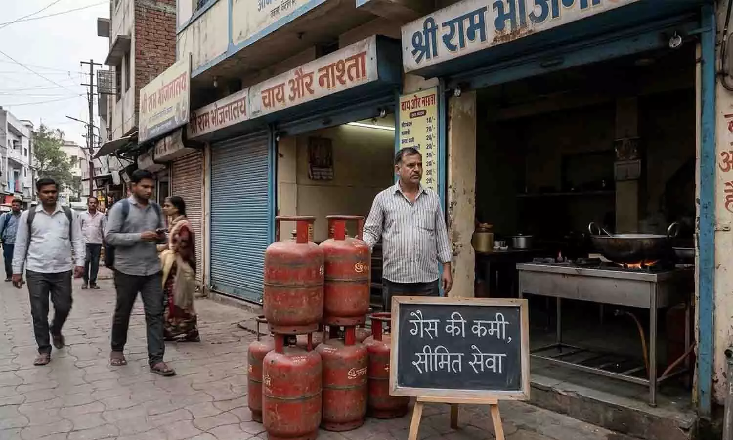 MP में इंदौर-भोपाल से लेकर रीवा तक हाहाकार: कमर्शियल LPG की सप्लाई रुकी, छात्रों और बुजुर्गों के खाने पर संकट MP में इंदौर-भोपाल से लेकर रीवा तक हाहाकार: कमर्शियल LPG की सप्लाई रुकी, छात्रों और बुजुर्गों के खाने पर संकट