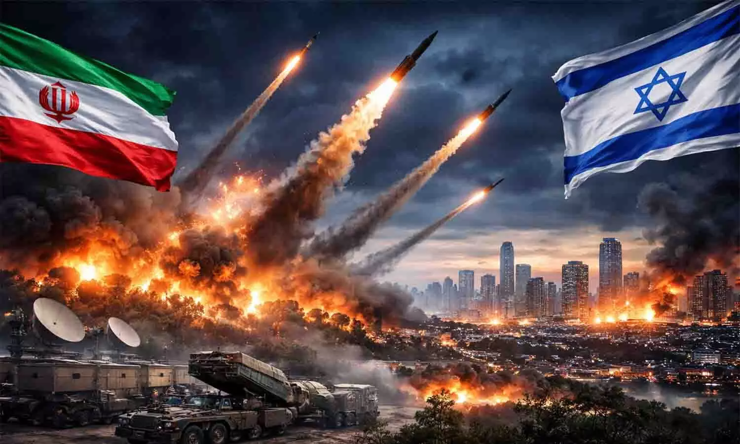 Iran Israel War Day 12: ईरान का अब तक का सबसे बड़ा मिसाइल हमला, Google-Amazon जैसे टेक दफ्तर भी निशाने पर Iran Israel War Day 12: ईरान का अब तक का सबसे बड़ा मिसाइल हमला, Google-Amazon जैसे टेक दफ्तर भी निशाने पर