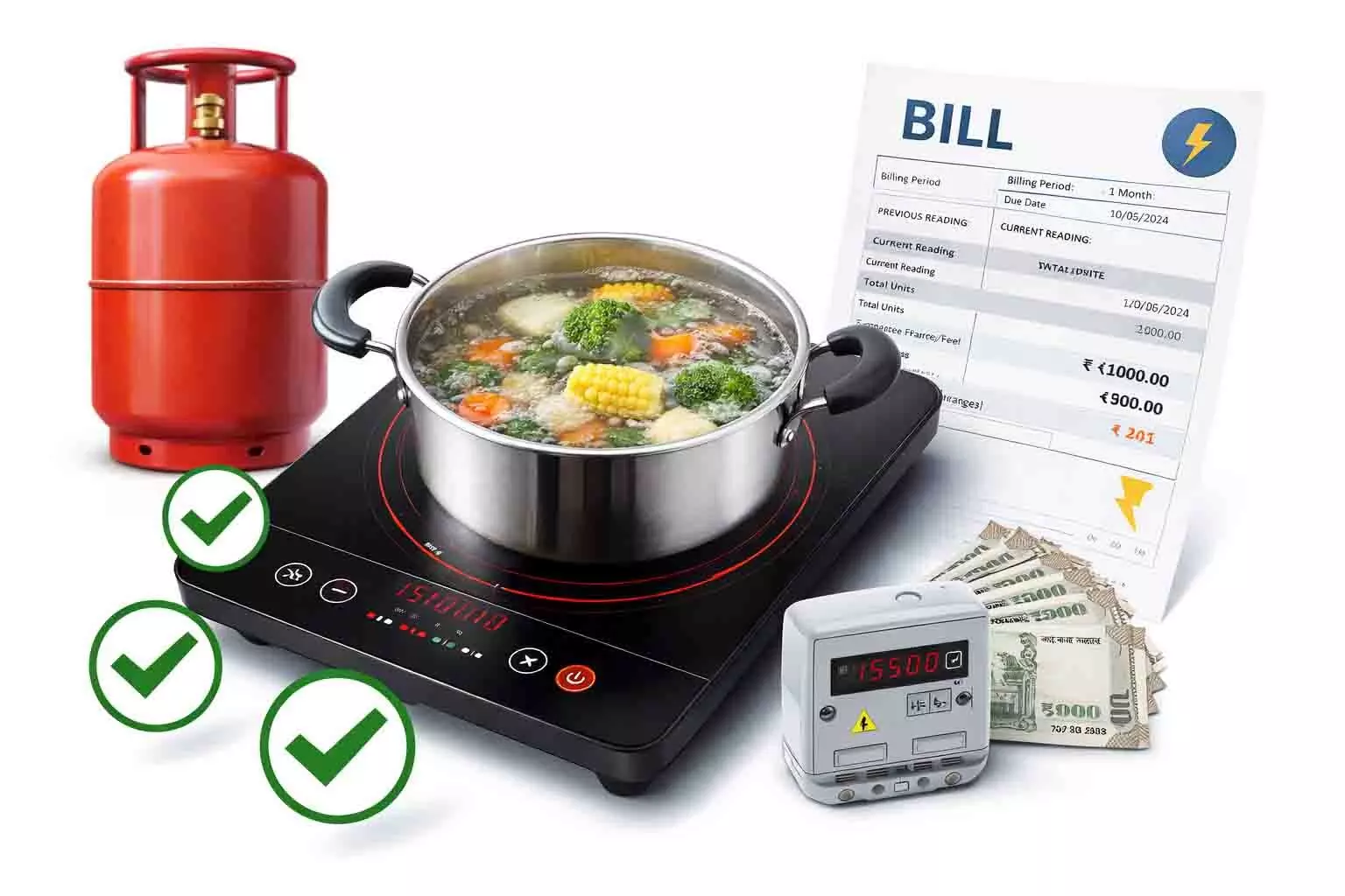 LPG शॉर्टेज के कारण बढ़ी इंडक्शन चूल्हे की डिमांड LPG शॉर्टेज के कारण बढ़ी इंडक्शन चूल्हे की डिमांड