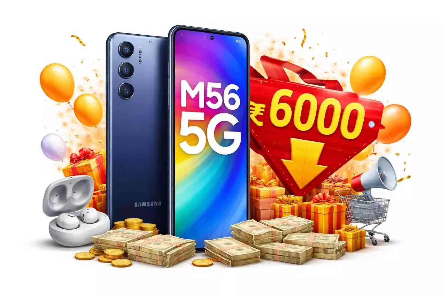 अमेज़न पर ₹6,000 की भारी छूट अमेज़न पर ₹6,000 की भारी छूट