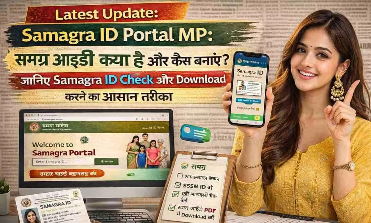 Samagra ID Portal MP: समग्र आईडी क्या है और कैसे बनाएं? जानिए Samagra ID Check और Download करने का आसान तरीका Samagra ID Portal MP: समग्र आईडी क्या है और कैसे बनाएं? जानिए Samagra ID Check और Download करने का आसान तरीका