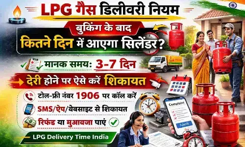 LPG Gas Delivery Rules: बुकिंग के बाद कितने दिन में आएगा सिलेंडर? देरी होने पर ऐसे करें शिकायत | LPG Delivery Time India LPG Gas Delivery Rules: बुकिंग के बाद कितने दिन में आएगा सिलेंडर? देरी होने पर ऐसे करें शिकायत | LPG Delivery Time India