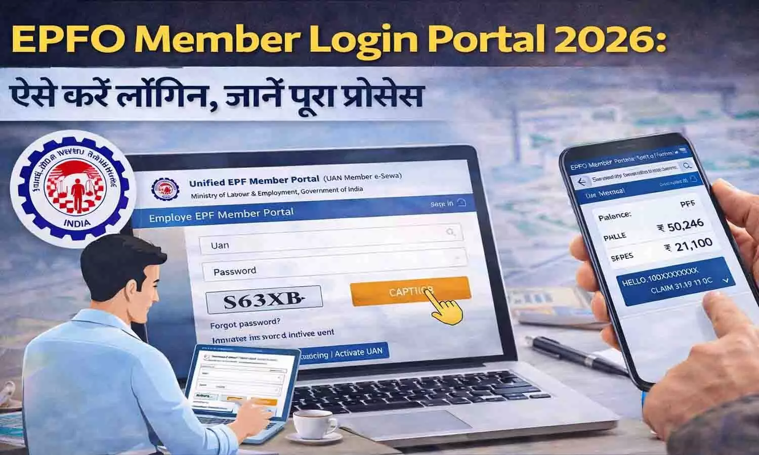 EPFO Member Login Portal 2026: ऐसे करें लॉगिन, जानें पूरा प्रोसेस EPFO Member Login Portal 2026: ऐसे करें लॉगिन, जानें पूरा प्रोसेस