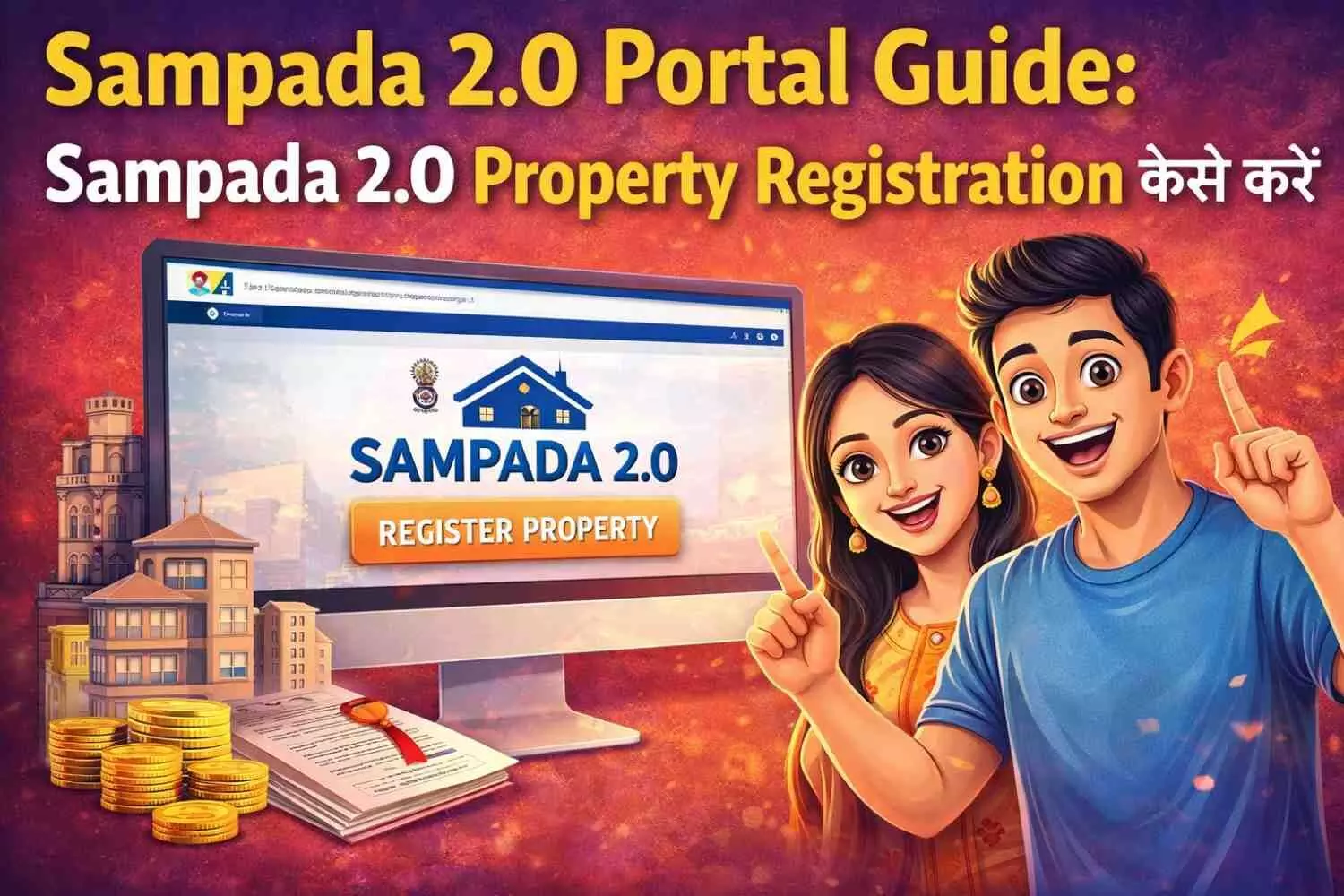 Sampada 2.0 Portal Guide: Sampada 2.0 Property Registration Kaise Kare Sampada 2.0 Portal Guide: Sampada 2.0 Property Registration Kaise Kare