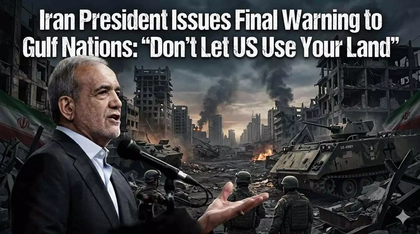 Iran President Issues Final Warning to Gulf Nations: Dont Let US Use Your Land Iran President Issues Final Warning to Gulf Nations: Dont Let US Use Your Land