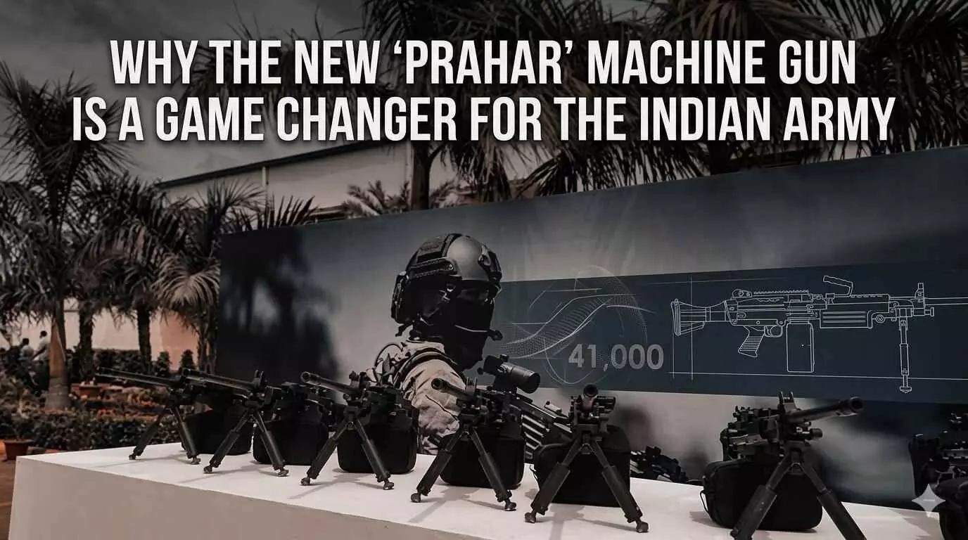 Adanis Prahar Hits the Frontline: 2,000 Machine Guns Delivered to Indian Army 11 Months Early Adanis Prahar Hits the Frontline: 2,000 Machine Guns Delivered to Indian Army 11 Months Early