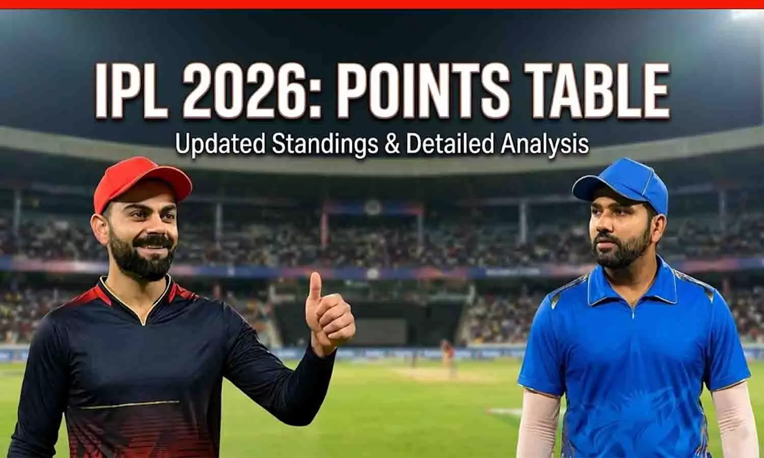 IPL 2026 Points Table Live Update: Full Standings After RCB Vs SRH IPL 2026 Points Table Live Update: Full Standings After RCB Vs SRH