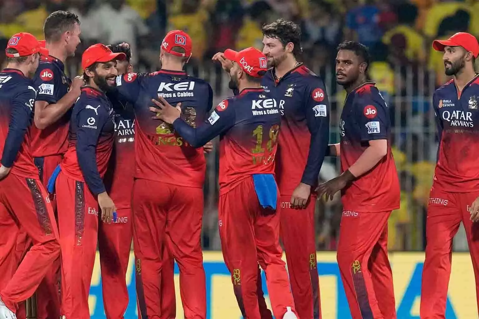 IPL 2026: RCB Dominate CSK with Record Score, Chennai Slip to 3rd Loss; Tim David Smashes 8 Sixes IPL 2026: RCB Dominate CSK with Record Score, Chennai Slip to 3rd Loss; Tim David Smashes 8 Sixes