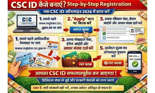 CSC ID कैसे बनाएं? Step-by-Step Registration | Get New CSC ID Online 2026