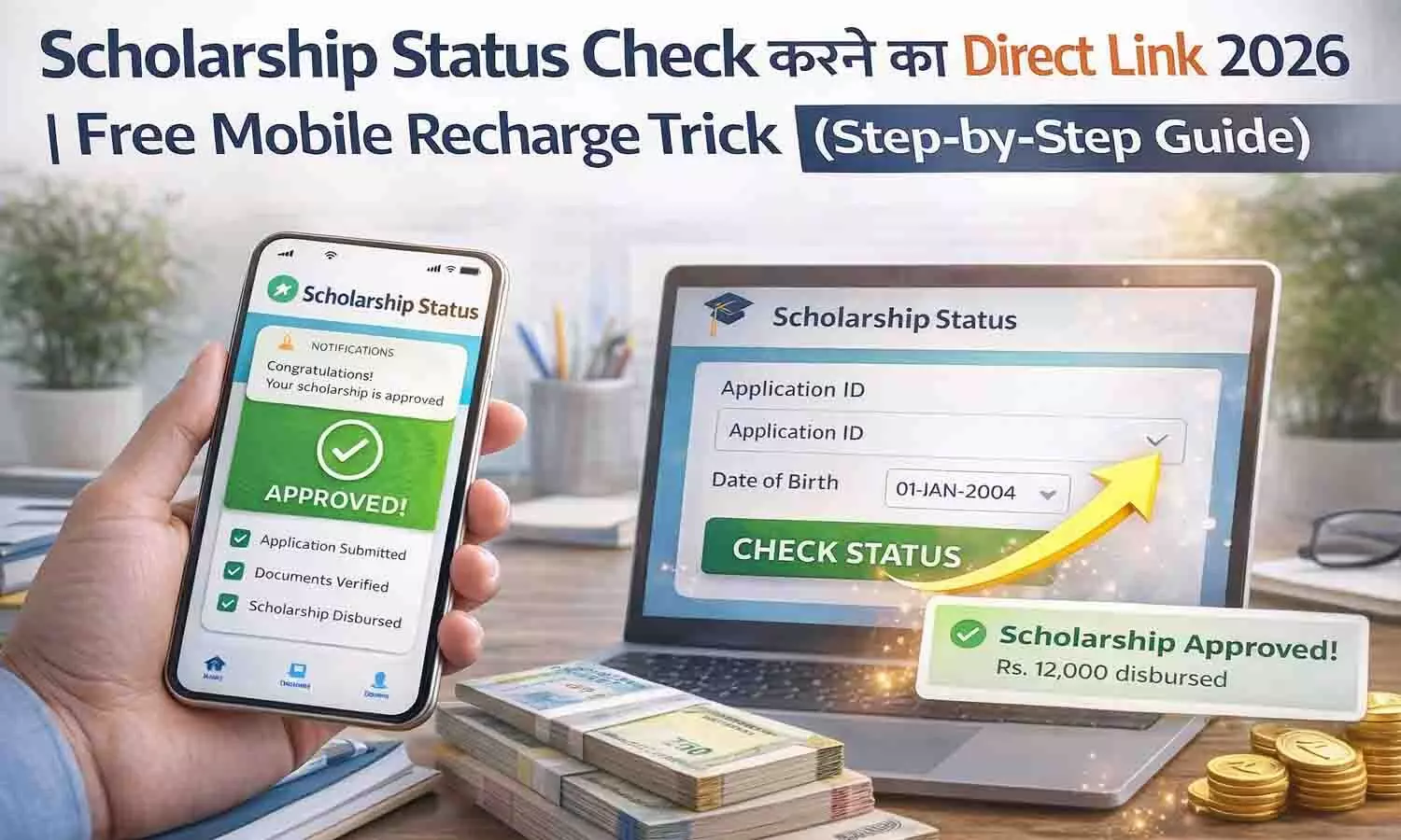 Scholarship Status Check Karne Ka Direct Link 2026 | Scholarship Status Kaise Check Kare (Step-by-Step Guide) Scholarship Status Check Karne Ka Direct Link 2026 | Scholarship Status Kaise Check Kare (Step-by-Step Guide)