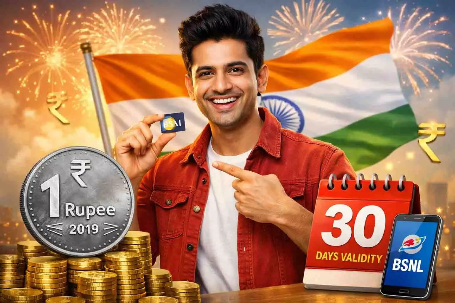 मात्र 1 रुपये में नया सिम और 30 दिन तक अनलिमिटेड कॉलिंग मात्र 1 रुपये में नया सिम और 30 दिन तक अनलिमिटेड कॉलिंग