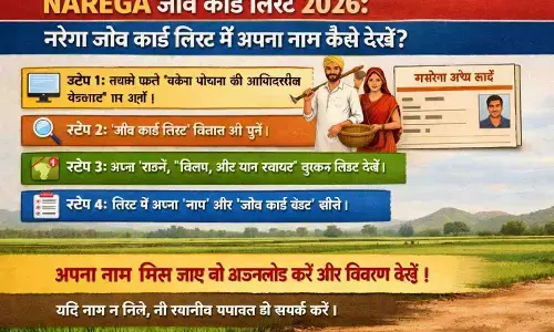 NAREGA Job Card List 2026: नरेगा जॉब कार्ड लिस्ट में अपना नाम कैसे देखें?