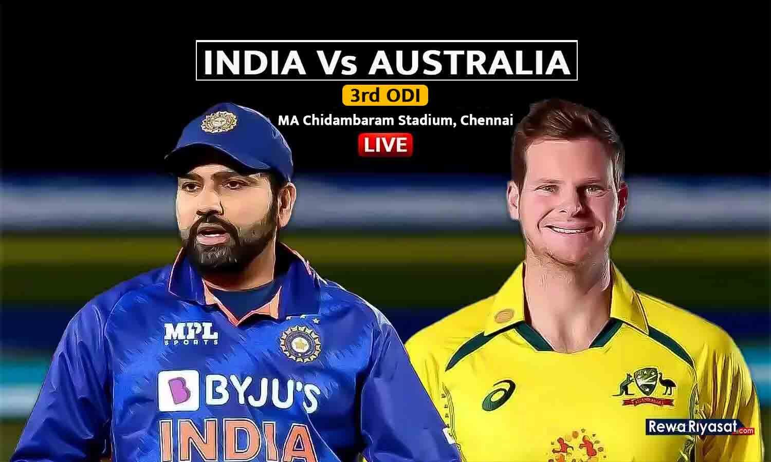 India vs Australia ODI : ऑस्ट्रेलिया ने 21 रन से... ... Breaking News in Hindi: लाइव ब्रेकिंग न्यूज़, पढ़ें मंगलवार 22 मार्च के मुख्य और ताजा समाचार