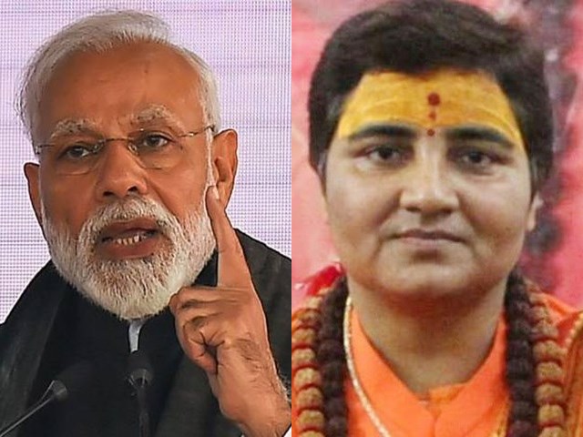 पीएम मोदी बोले- बापू पर दिए बयान पर साध्वी को मन से माफ नहीं कर पाऊंगा