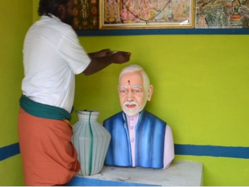 इस राज्य में किसान ने बनाया PM मोदी का मंदिर, रोज होती है पूजा-अर्चना