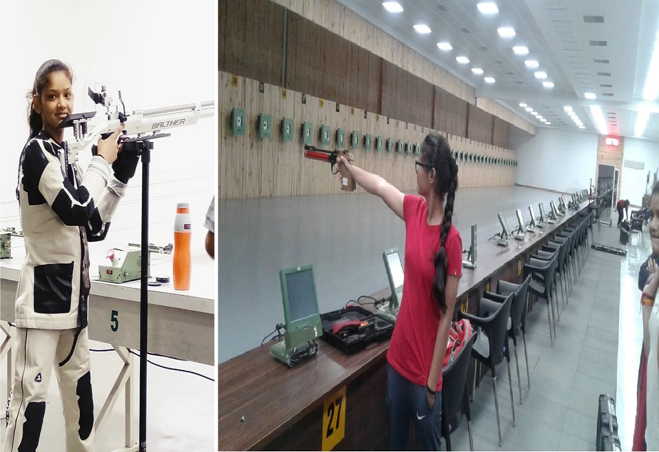 चाहत व सोनम ने राइफल शूटिंग मे रीवा व विन्ध्य का नाम किया रोशन चाहत व सोनम ने राइफल शूटिंग मे रीवा व विन्ध्य का नाम किया रोशन