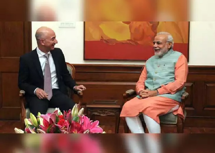 Amazon CEO @JeffBezos का ऐलान: 2025 तक करेंगे 10 बिलियन डॉलर के Made In India प्रोडक्ट एक्सपोर्ट
