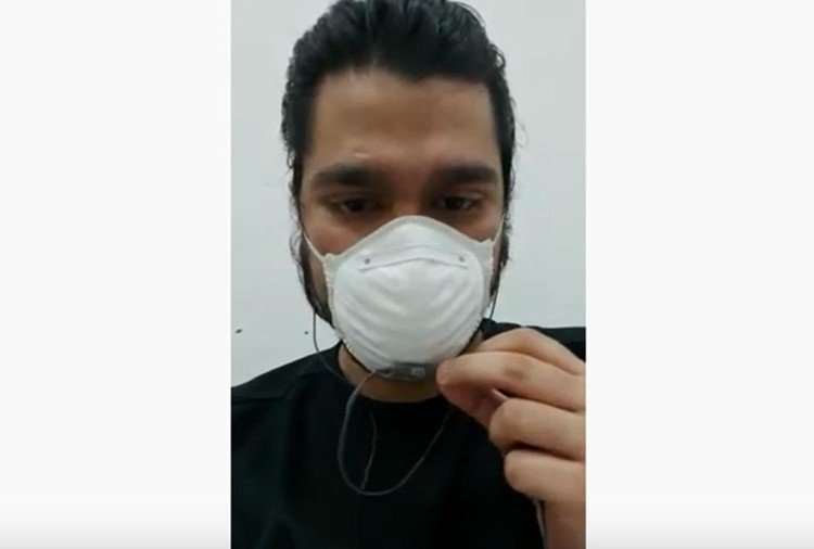 Jabalpur: सांस लेने में तकलीफ हो रही है... Corona Positive उपनिषद शर्मा ने अपने अनुभव साझा किए, देखें Video