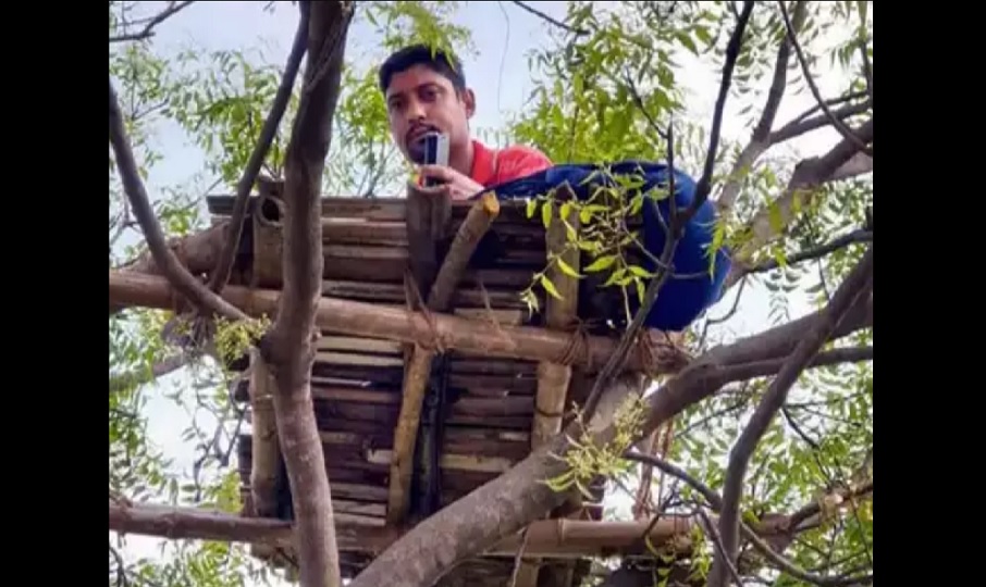 पेड़ में चढ़कर स्टूडेंट्स को पढ़ाता है ये टीचर, वजह आपको हैरान कर देगी... पेड़ में चढ़कर स्टूडेंट्स को पढ़ाता है ये टीचर, वजह आपको हैरान कर देगी...