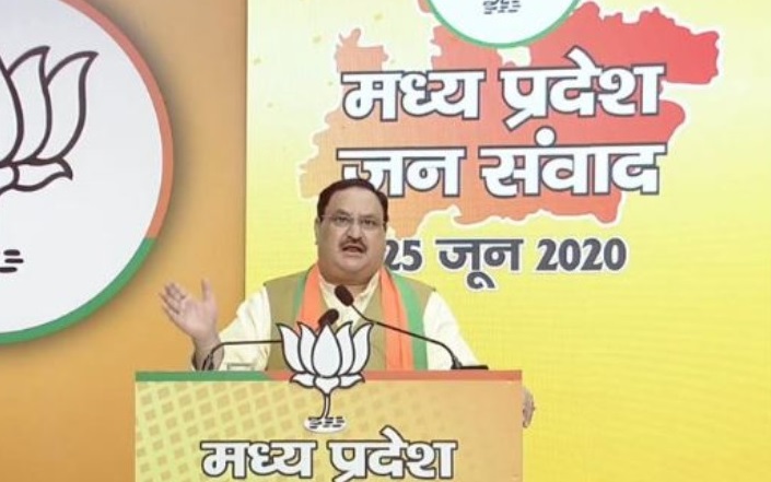 कांग्रेस पर निशाना / एक परिवार की गलतियों के कारण 43 हजार स्क्वेयर किलोमीटर भूमि चली गई : JP Nadda कांग्रेस पर निशाना / एक परिवार की गलतियों के कारण 43 हजार स्क्वेयर किलोमीटर भूमि चली गई : JP Nadda