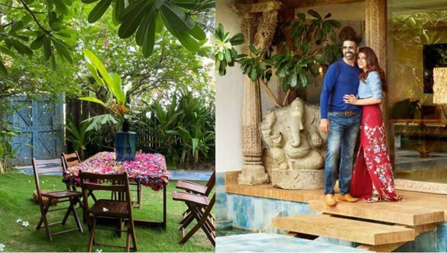बेहद अलीशान है अक्षय कुमार का होम गार्डन, तस्वीरें देख रह जाएंगे दंग
