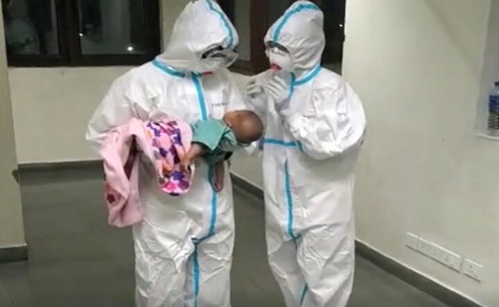 REWA: मां के साथ नवजात बच्ची भी कोरोना पॉजिटिव, पढ़िए