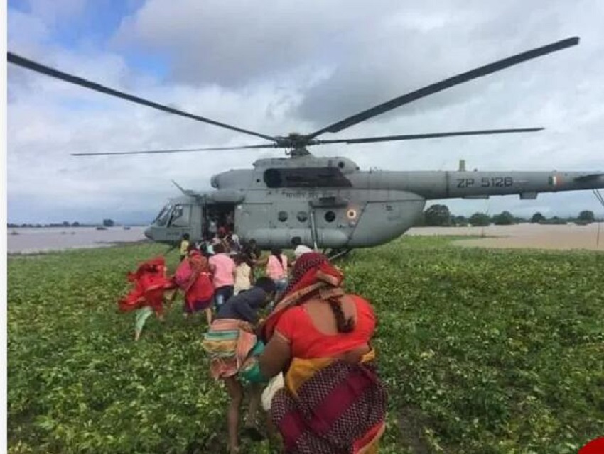 मध्यप्रदेश: सेना और एयरफोर्स का ऑपरेशन प्रदेश में हो रही भारी बारिश