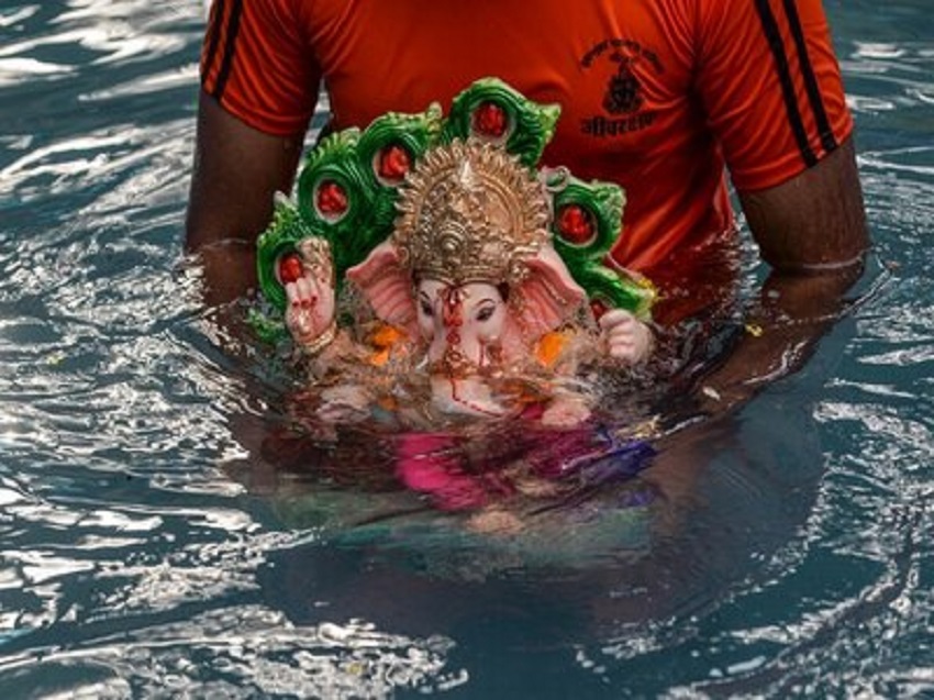 गणेश प्रतिमाओ के विसर्जन हेतु नगर पालिका उमरिया द्वारा नगर में बनाये गये 6 रूट