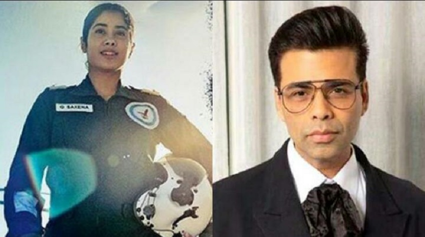 गुंजन सक्सेना के साथ काम कर चुकी विंग कमांडर ने कहा झूठ फैला रहे करण जौहर