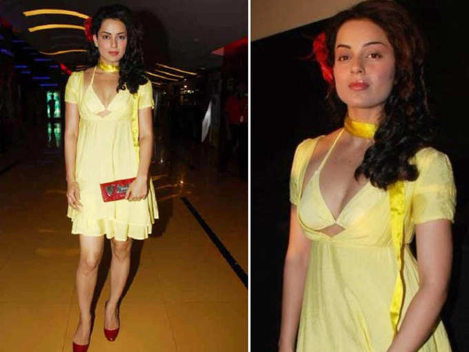 जब कंगना रनौत के पास नहीं थे पहनने को कपडे, पीले ड्रेस ने कराई थी अवॉर्ड में बेज़्ज़ती, सब कह रहे थे की कपडे फटे ही..