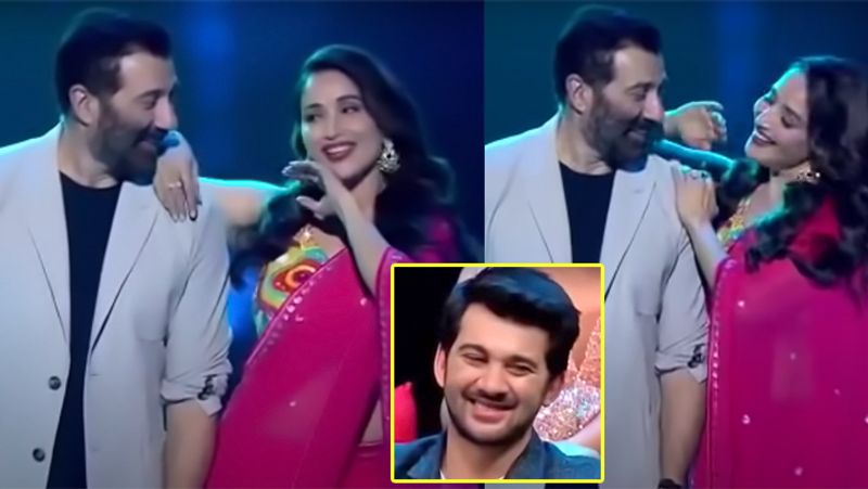 माधुरी दीक्षित पिंक शादी पहन करने लगी सनी देओल के साथ रोमांस, पापा का रोमांस देख इस तरह हुआ बेटे का चेहरा... माधुरी दीक्षित पिंक शादी पहन करने लगी सनी देओल के साथ रोमांस, पापा का रोमांस देख इस तरह हुआ बेटे का चेहरा...