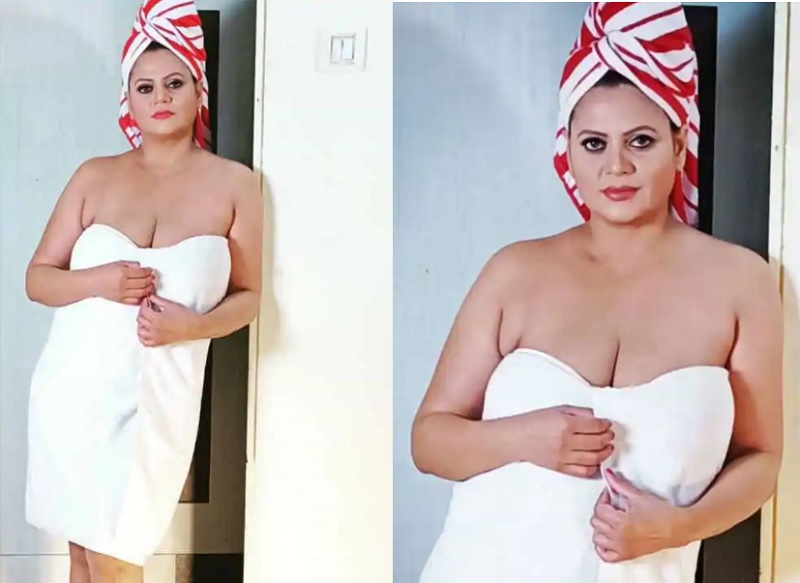 सपना सप्पू ने तौलिया पहन कराया हाॅट फोटोशूट, तस्वीरें देख हर कह रहा है....