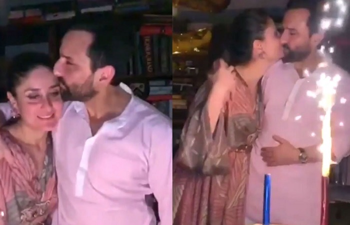 करीना और सैफ अली खान की धूम मचा देने वाली Kiss की तस्वीरें हुई वारयल, शादी को 8 साल हुए पूरे