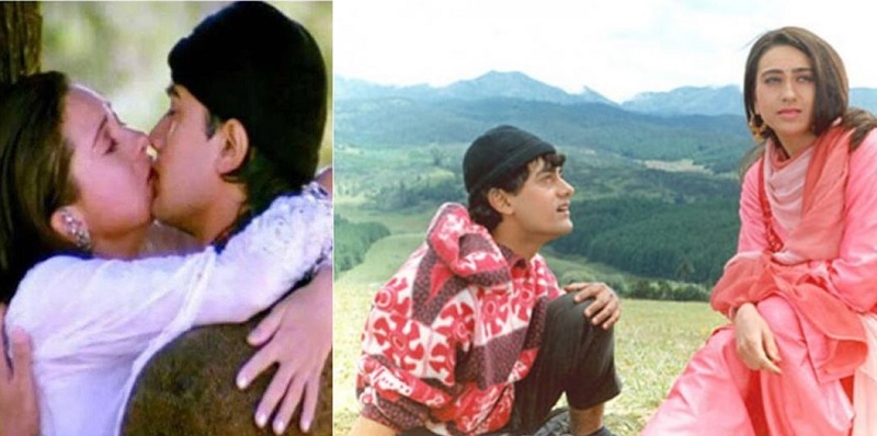आमिर खान के साथ किसिंग सीन देते हुए करिश्मा की हो गई थी ऐसी हालत, करिश्मा कपूर ने सालों बाद किया बयां