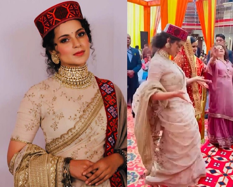 नई नवेली भाभी के साथ जमकर ठुमके लगाई कंगना रनौत, वीडियो हुआ वायरल