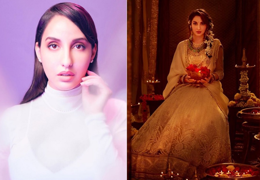 Nora फतेही ने ट्रेडिशनल लुक से बरपाया कहर, तस्वीरे देख फैंस ने दिया यह रिएक्शन