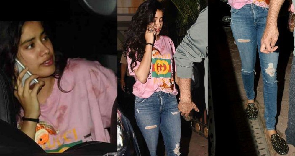 जाह्नवी कपूर की इस ड्रेस की कीमत सुन मुँह के बल गिर पड़ेंगे आप, जानिए...